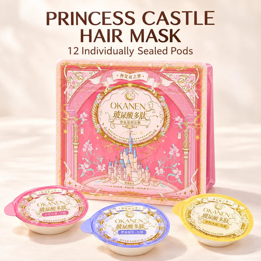 Princess Castle 12 Piece Hair Mask