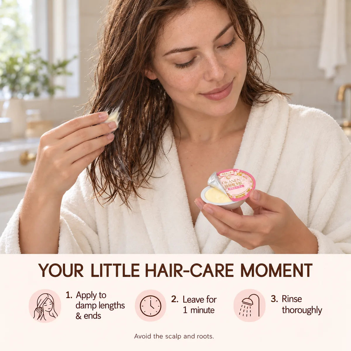 Princess Castle 12 Piece Hair Mask
