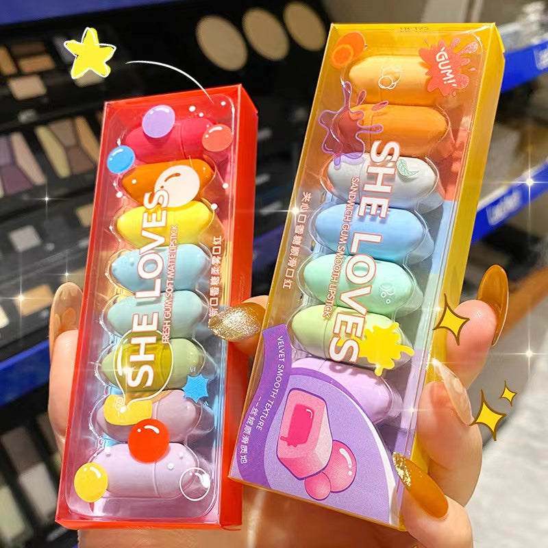 Chewing Gun Lipsticks Set