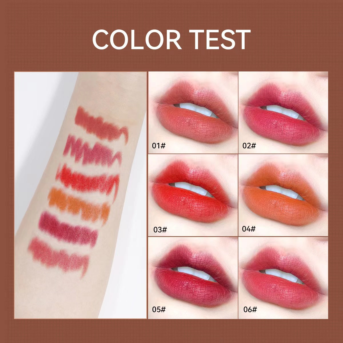 B011 Fun Coffee Star lipstick Collection