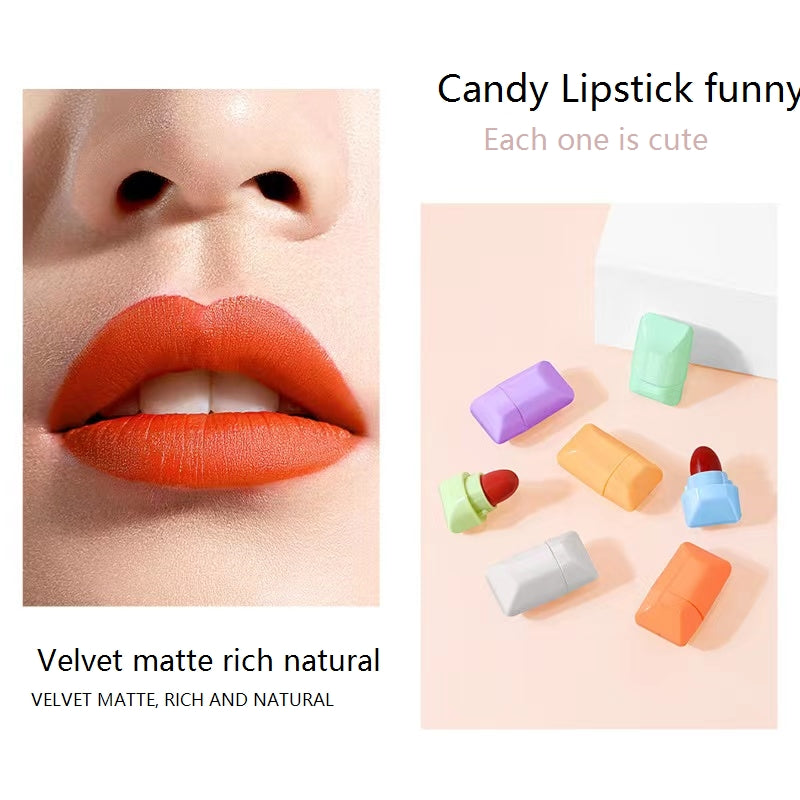 B017 Pink  Rainbow Candy Lipstick