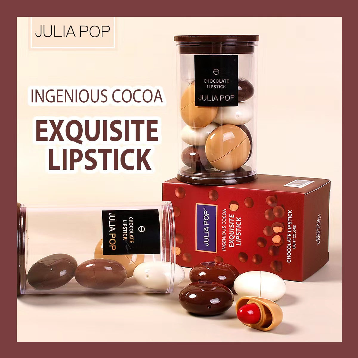 B001 Fun Cocoa Exquisite Lipstick Collection